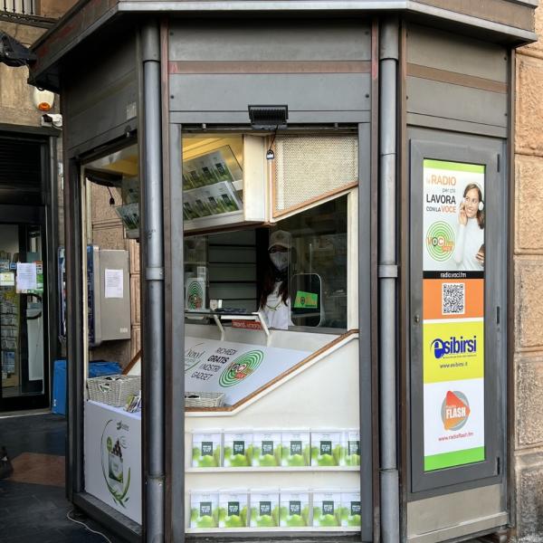 Postazione in piazza Colombo
